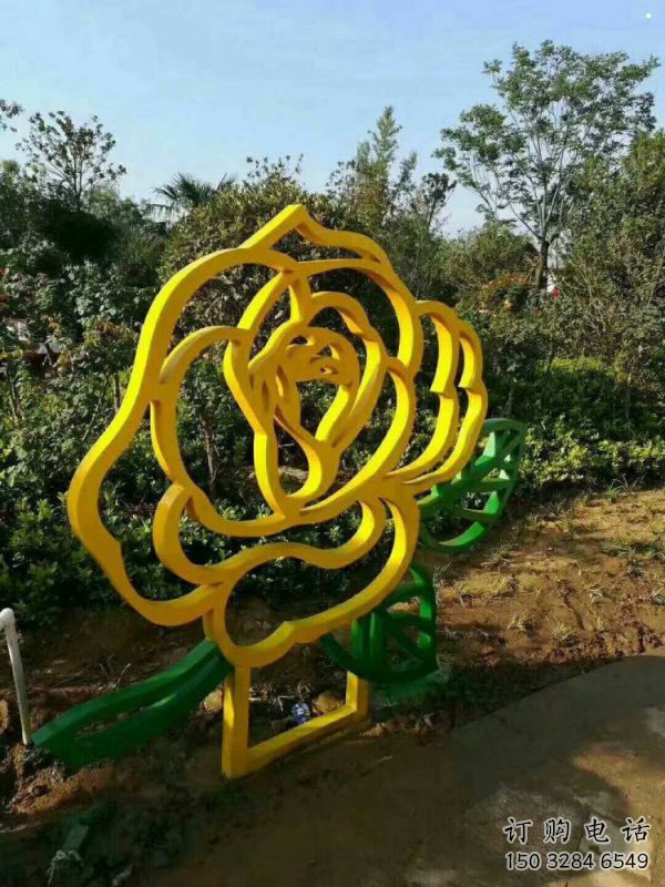 房地產月季花雕塑