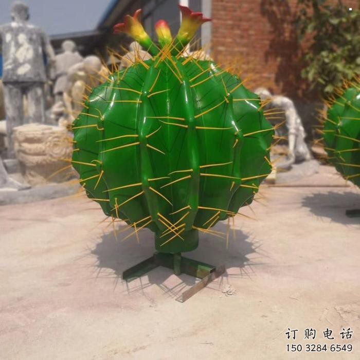 大型仙人球雕塑