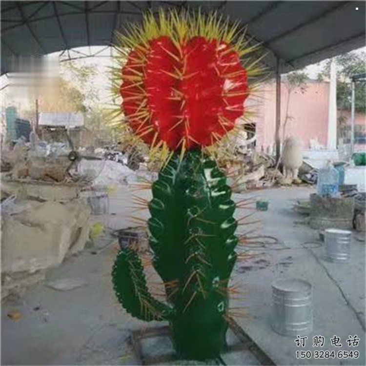 農村仙人掌雕塑