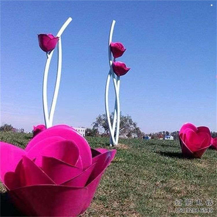 牡丹花雕塑優選，圓雕體系，牡丹花花朵雕塑選定