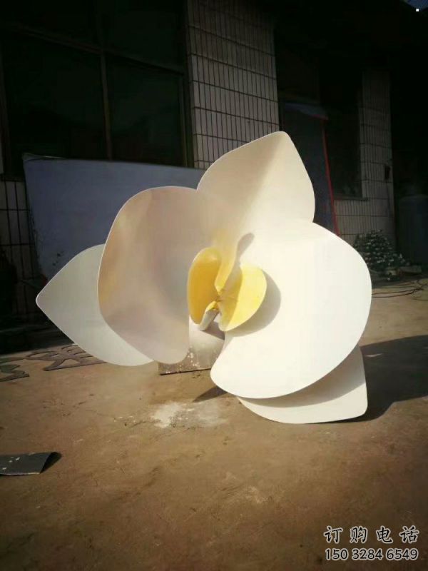 切面蘭花雕塑