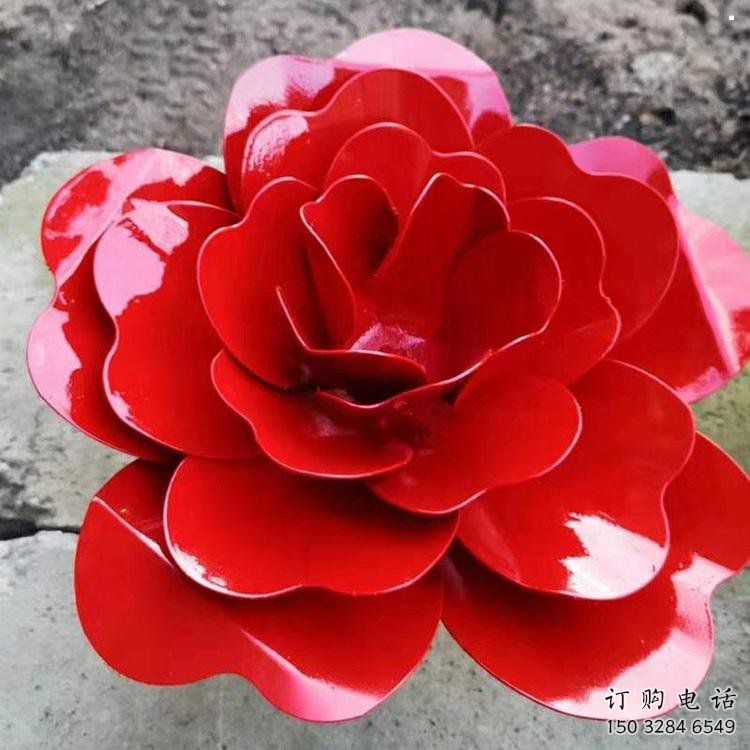 風車花雕塑通用，花園小品，烤漆不銹鋼風車花雕塑優價