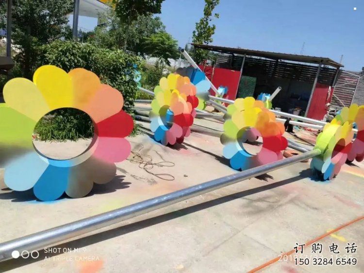 杏花雕塑選定，烤漆工藝，不銹鋼杏花雕塑預定