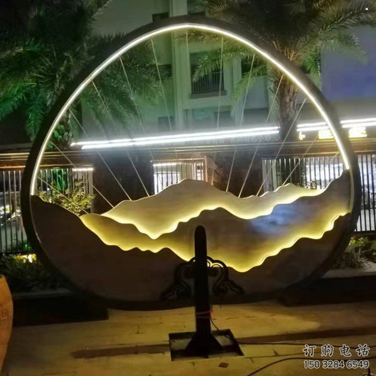 景觀假山雕塑，景觀概念，標示假山雕塑工廠