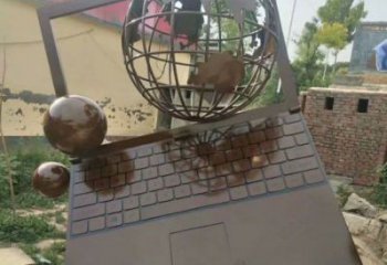 地球儀雕塑標(biāo)準(zhǔn)，廣場(chǎng)雕塑，筆記本地球儀雕塑廠家