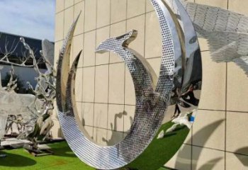 鳳凰雕塑定價，村標概念，圓環鳳凰雕塑廠家選用