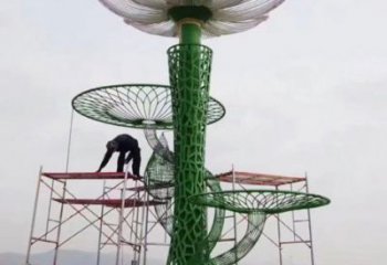 荷花雕塑優(yōu)選，室外雕塑，彩繪荷花雕塑優(yōu)選