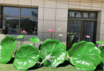 大型荷葉雕塑