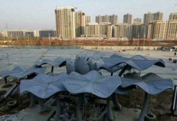 房地產荷葉雕塑