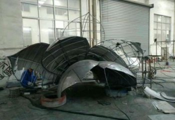 蓮花雕塑批發(fā)，鍛造工藝，不銹鋼蓮花雕塑廠家承接