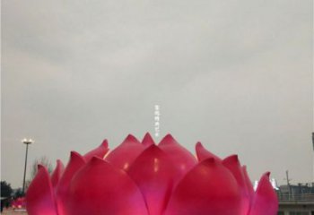 蓮花雕塑廠家精選，彩鋼制作，水景蓮花噴泉雕塑標(biāo)準(zhǔn)