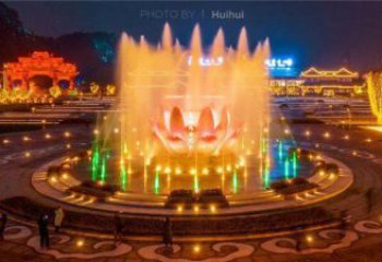 蓮花雕塑精選，市標(biāo)雕塑，金屬蓮花噴泉雕塑廠家