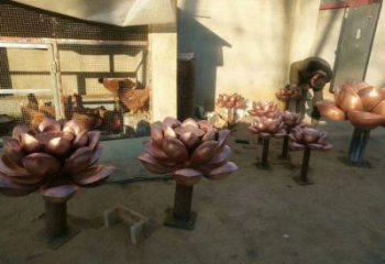 水蓮花雕塑定價，室外雕塑，水蓮花銅雕塑廠家精品