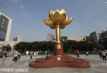 蓮花雕塑精選，街景小品，景觀銅蓮花雕塑指用廠家