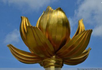 蓮花雕塑指用，多彩藝術，銅蓮花雕塑制造廠家