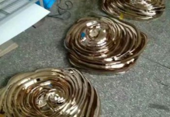 玫瑰花雕塑服務商，金屬構件，金屬電鍍玫瑰花雕塑定價