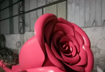 大型玫瑰雕塑