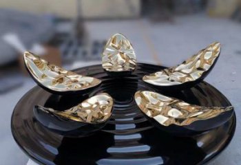 花瓣雕塑制作廠家，城市雕塑，不銹鋼花瓣雕塑生產