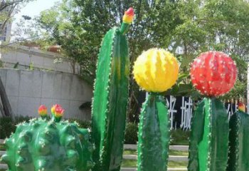 仙人棒雕塑承接，鍛造工藝，仿真仙人棒雕塑制造廠家