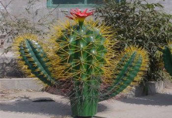 仙人棒雕塑指用，中式工藝，公園仿真仙人棒雕塑廠家