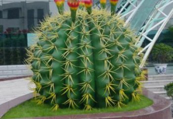 商場仙人球雕塑