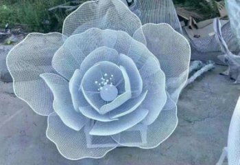 牡丹花雕塑提供，戶外雕塑，鏤空牡丹花雕塑生產(chǎn)廠家