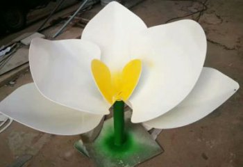 鍛造蘭花雕塑