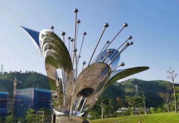 百合花雕塑標準，廣場雕塑，不銹鋼百合花雕塑供給