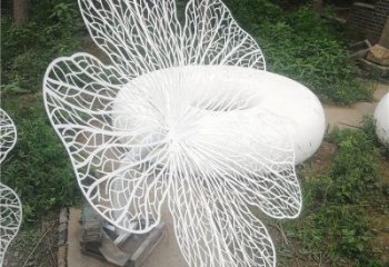 梨花雕塑訂做，鏤空雕塑，不銹鋼梨花雕塑廠家