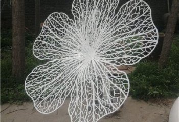 梨花雕塑供應(yīng)，地標(biāo)擺件，不銹鋼梨花雕塑制造廠家