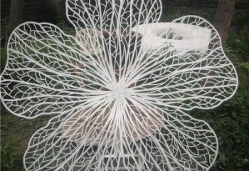 梨花雕塑選定，拉絲工藝，景觀不銹鋼梨花雕塑預(yù)定