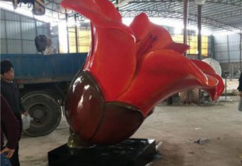 制造木棉花雕塑廠家，地標擺件，木棉花雕塑訂做