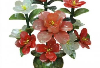 山茶花雕塑通用，陸地擺件，景觀山茶花雕塑制作廠家