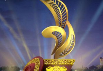 山茶花雕塑選用，美陳雕塑，不銹鋼山茶花雕塑廠家