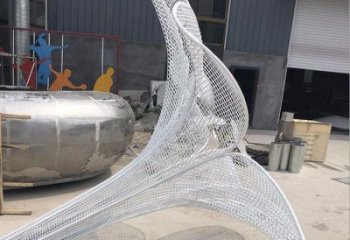 山茶花雕塑展品，公園小品，鏤空山茶花雕塑廠家