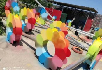 杏花雕塑精選，景區(qū)雕塑，不銹鋼杏花雕塑提供