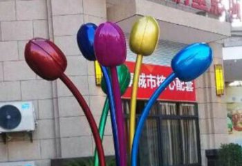 郁金香雕塑提供，多彩藝術(shù)，中式郁金香雕塑通用