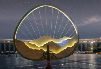 假山燈光雕塑，標(biāo)識(shí)雕塑，假山雕塑生產(chǎn)廠家