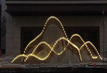 房地產假山雕塑，仿古景觀雕塑，噴砂制造