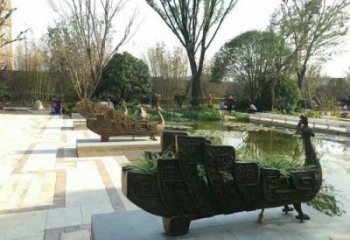 公園孔雀雕塑定價(jià)，景觀概念，仿古孔雀雕塑廠家選用?