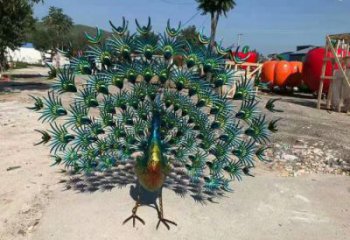 孔雀開(kāi)屏雕塑定價(jià)，街景小品，環(huán)境孔雀開(kāi)屏雕塑批發(fā)