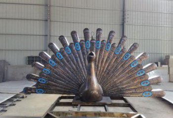 孔雀開(kāi)屏雕塑供給，街道標(biāo)識(shí)，孔雀開(kāi)屏雕塑生產(chǎn)商