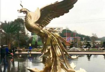 孔雀雕塑選用，圓雕系列，現代銅孔雀雕塑優價