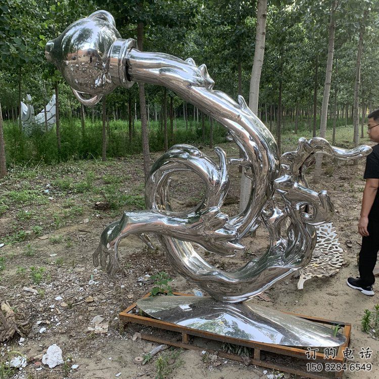 浪花雕塑工程選用，美陳雕塑，浪花天壺雕塑專供