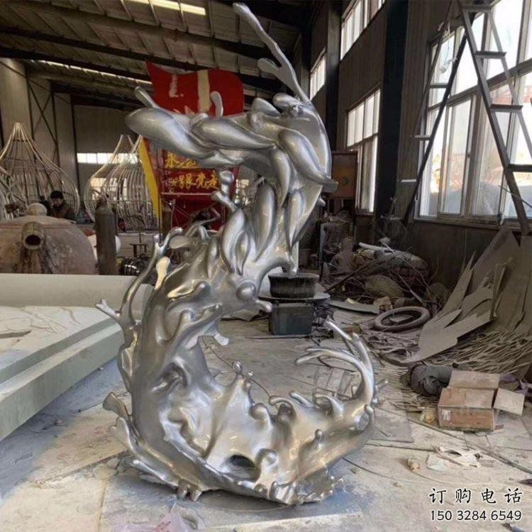抽象水花雕塑