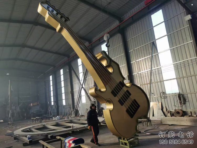 希望吉他雕塑