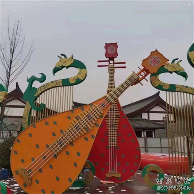 琵琶雕塑