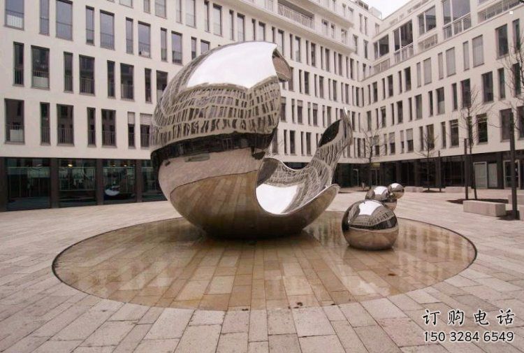 球形雕塑供應，美陳雕塑，不銹鋼球形雕塑定制