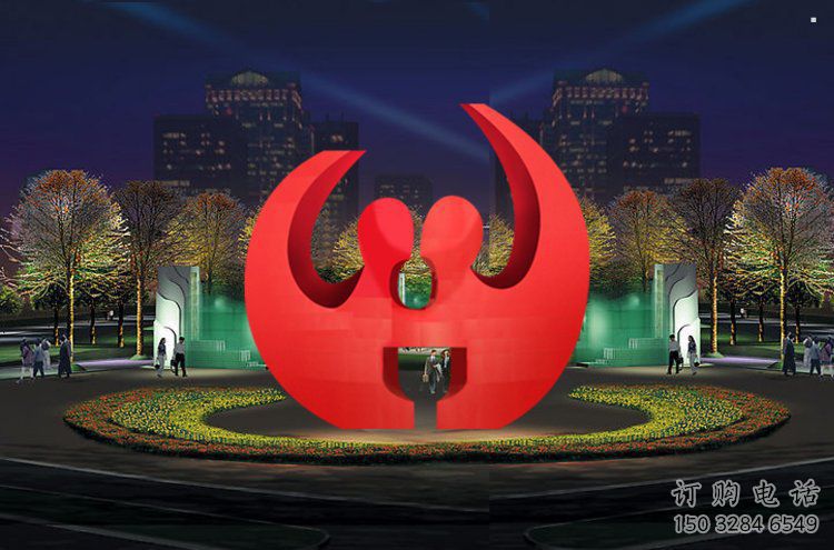 鏤空球雕塑服務商，街景小品，異形鏤空球雕塑服務商