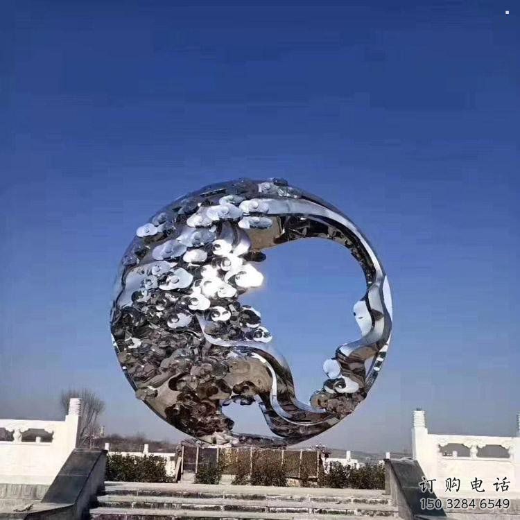 鏤空球雕塑優價，小區擺件，異形鏤空球雕塑廠家精選